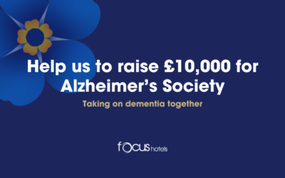 Focus Hotels announces Alzheimer’s Society as its charity of the year with £10,000 fundraising target